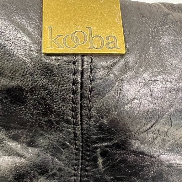 Kooba Carla Black Leather Hobo Shoulder Bag - Picture 5 of 6